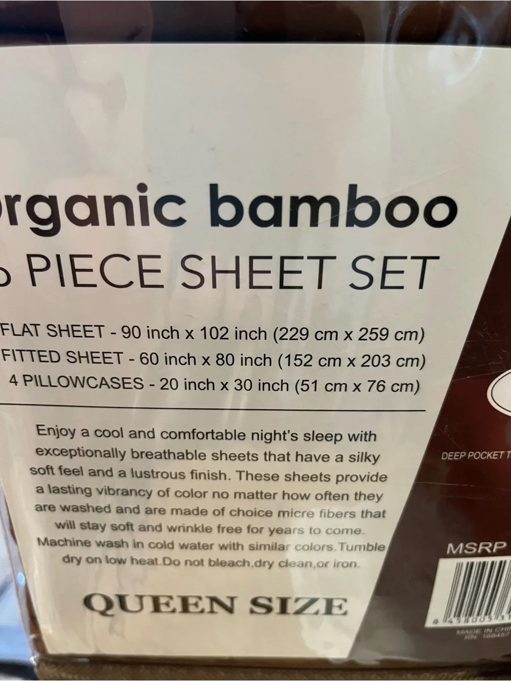 BAMBOO Queen Sheet Set - Chocolate Brown Ultra Plush